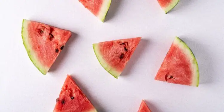 Sliced Fresh Watermelon